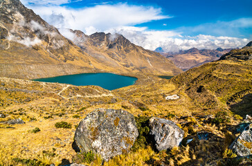Lake at the Huaytapallana mountain range in Huancayo - Junin, Peru © Leonid Andronov