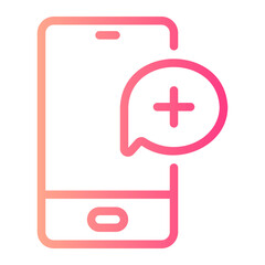 consultation gradient icon