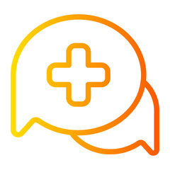 consultation gradient icon
