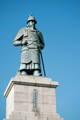 Fototapeta premium monument to the soldiers