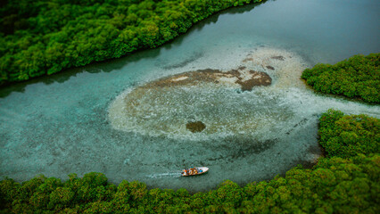 Fotos de dron de colon panamá, Piscina natural, venas azules 