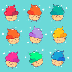 Cupcakes character.