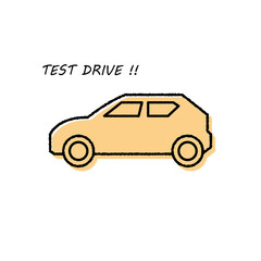 flat icons for car side view,vector illustrations