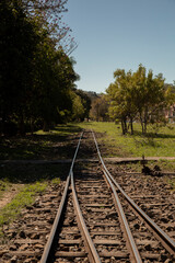 Obraz premium Passa Quatro, Minas Gerais, Brasil: Linha de Trem