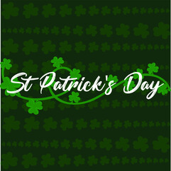 Banner design gnomes with happy st patrick's day text