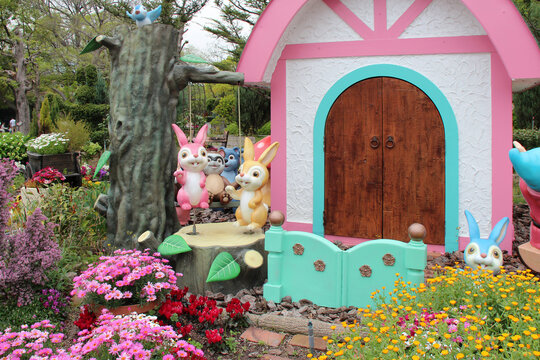 at a funpark in osaka (japan)