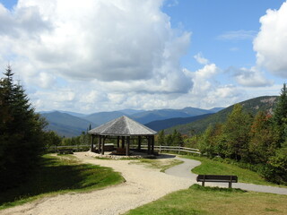 gazebo in the mountains