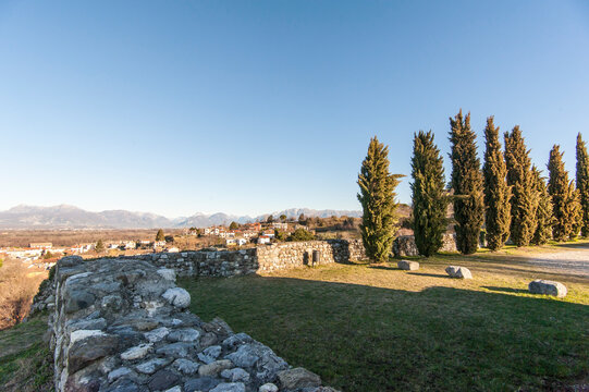 Panorama visto dalle colline del castello di Fagagna