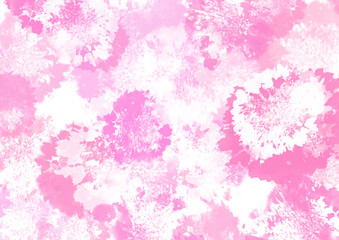 水彩絵具風の背景　ピンク