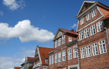 Fototapeta na wymiar Häuser in der Altstadt von Lüneburg