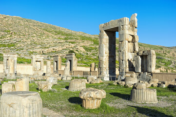 Persepolis, Ruins of the Hadish Palace, Fars Province, Islamic Republic of Iran