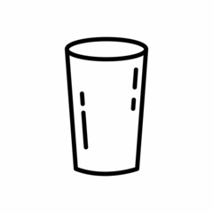 Glass Water Icon Design Vector Logo Template Illustration Sign And Symbol