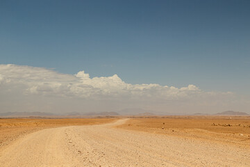 Long Dirt Road in Namibia