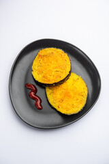 Vangyache Kaap or Pan Fried Crispy Eggplant