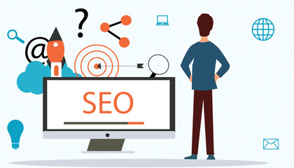 2d illustration business leadership concept