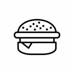 Burger, Hamburger Icon Design Vector Logo Template Illustration Sign And Symbol