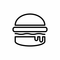 Burger, Hamburger Icon Design Vector Logo Template Illustration Sign And Symbol