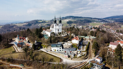 AUT, P&ouml;stlingberg, P&ouml;stlingbergkirche, Wallfahrtsbasilika, Wahrzeichen, Linz