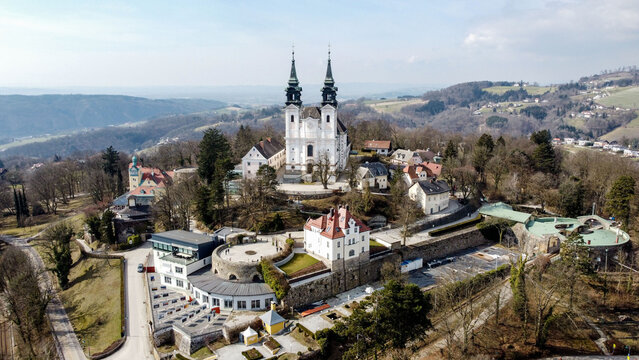 AUT, P&ouml;stlingberg, P&ouml;stlingbergkirche, Wallfahrtsbasilika, Wahrzeichen, Linz