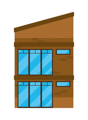 modern two story house