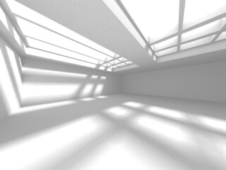 White Modern Background. Abstract Building Concept