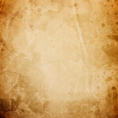 Grunge background of old crumpled paper in spots
