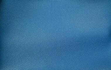 blue leather texture for background. light blue leather upholstery for loft interior style. pattern of leather texture in macro view.