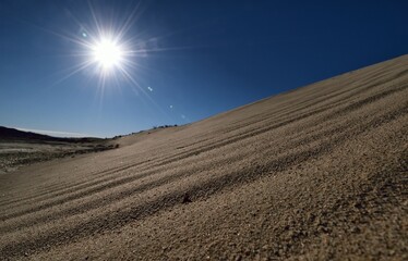 Fototapeta na wymiar Sand dune closeup, Mojave Desert, California, USA