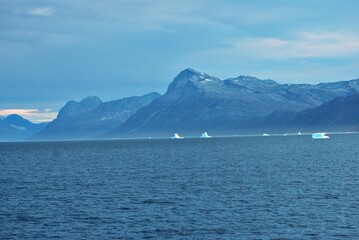 Icebergs in Greenland