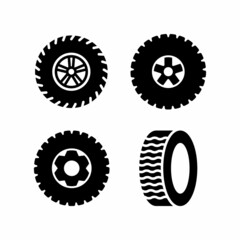 Tire Icon Design Vector Logo Template Illustration Sign And Symbol