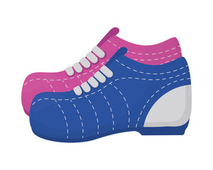 colorful bowling shoes