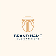 Justice law firm logo and business card design. gold, firm, law, icon justice, business card,