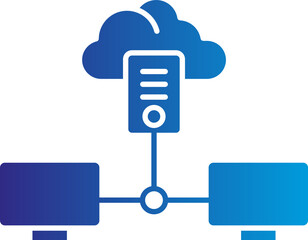 Fototapeta premium Cloud Computing icon