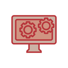 data management icon, project management vector