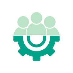 management icon, business concept vector