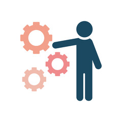 management icon, business concept vector