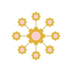 management icon, business concept vector