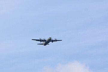 Fototapeta na wymiar Vintage military Hercules aircraft