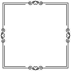 square border design