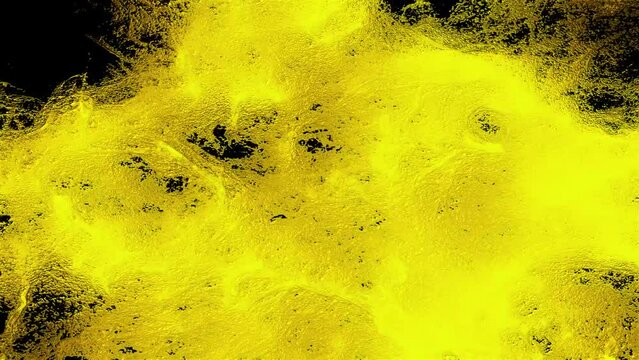 Abstract surface with textured 3d render lines and streaks. Thin crystalline veins illuminated by bright light. Natural design of molten minerals with cold condensation.