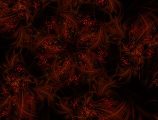 Imaginatory fractal abstract background Image
