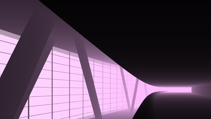Obraz premium abstract architecture 3d rendering