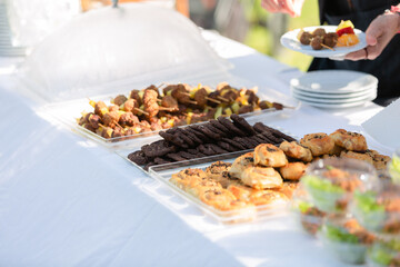 food snacks served in celebration party Organization