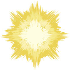 Diamond shape starburst background in bright, golden tones - obrazy, fototapety, plakaty
