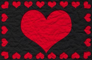 valentines day red heart on black background valentine's day Birthday birthday celebration compliment