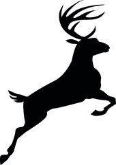 Deer animal vector illustration icon