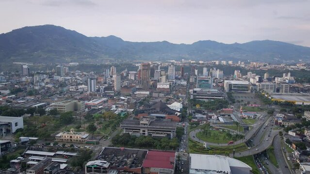Vista a centro de ciudad.