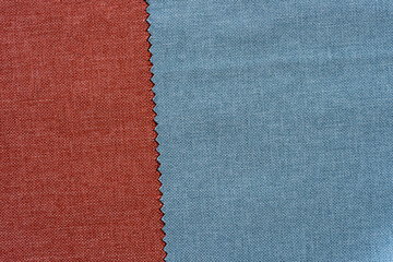 fabric background with serrated element