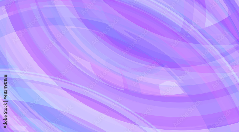 Poster Abstact violet background with rounded stripes. Artistic pattern