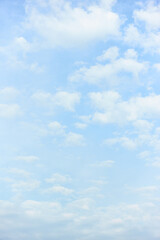 Light-blue sky with white clouds - 483491119